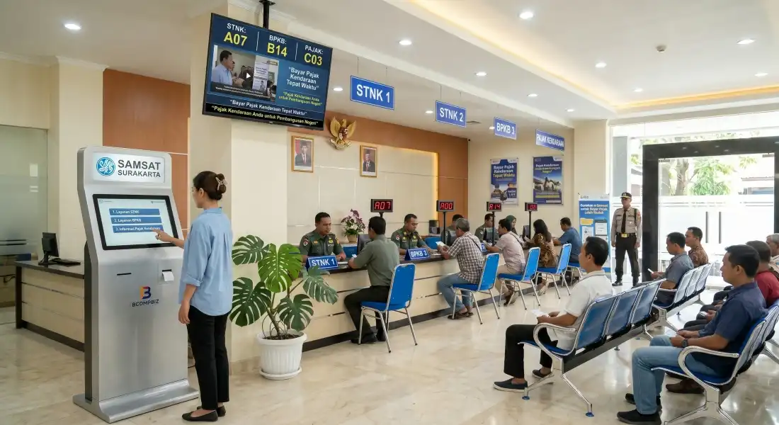 Mesin Antrian SAMSAT