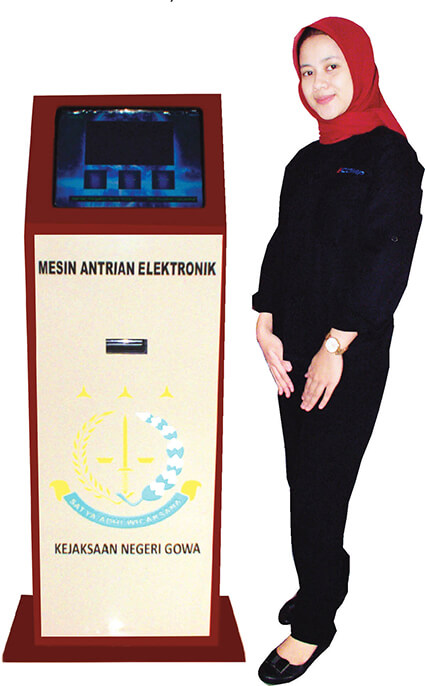 toko mesin antrian online display